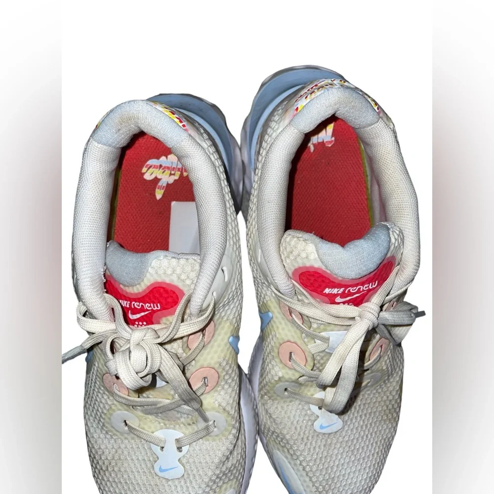 Nike renew run graffiti athletic shoes